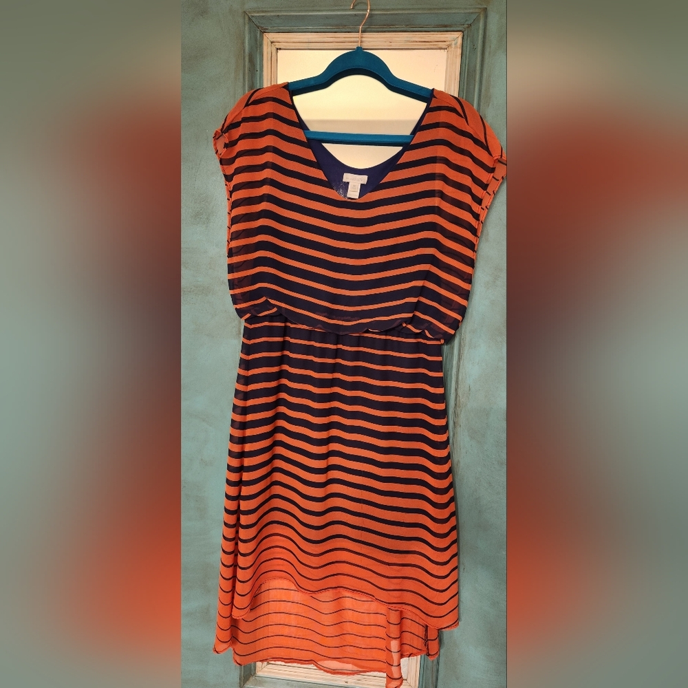Striped Midi Dress